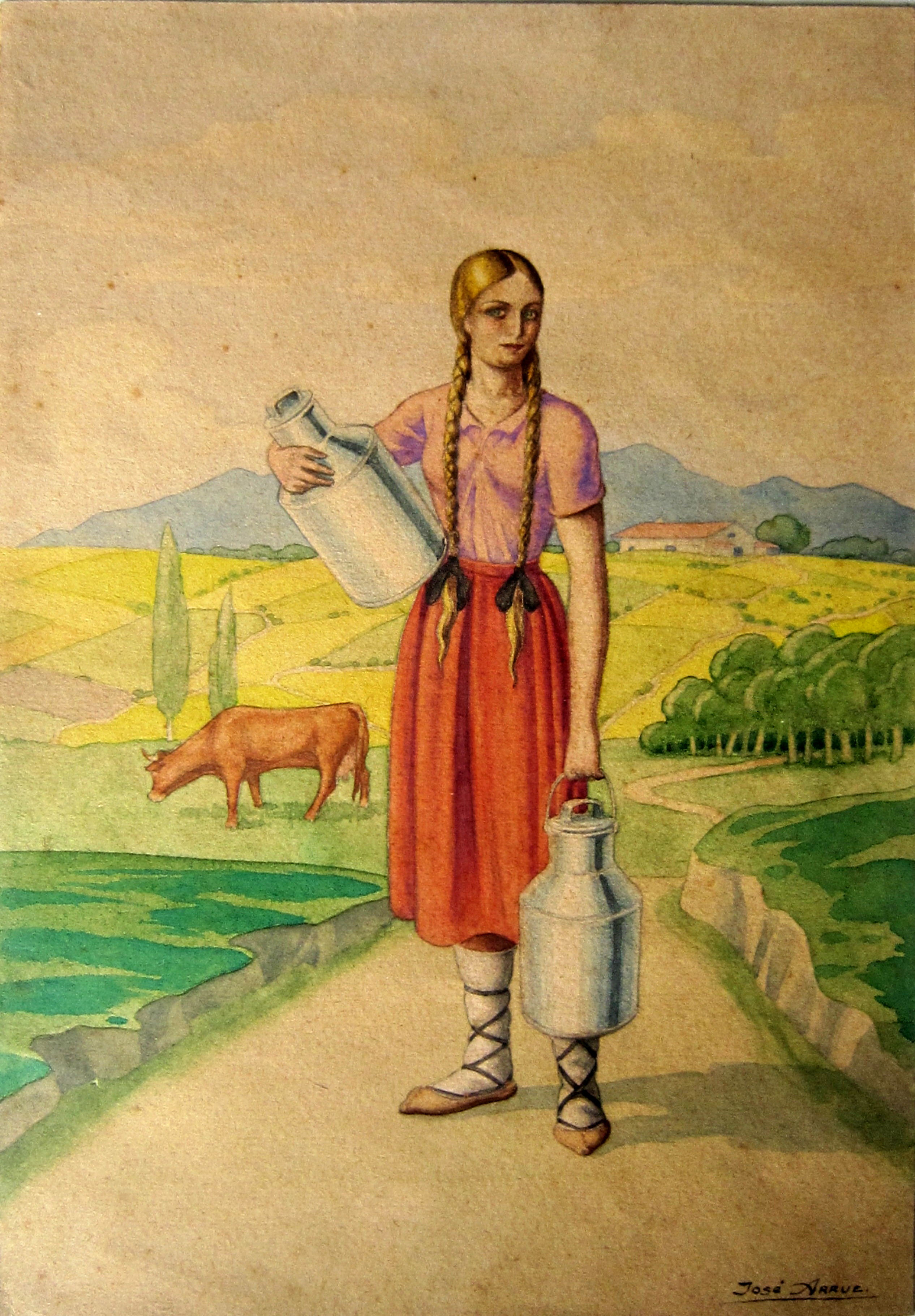 Lechera, 1940