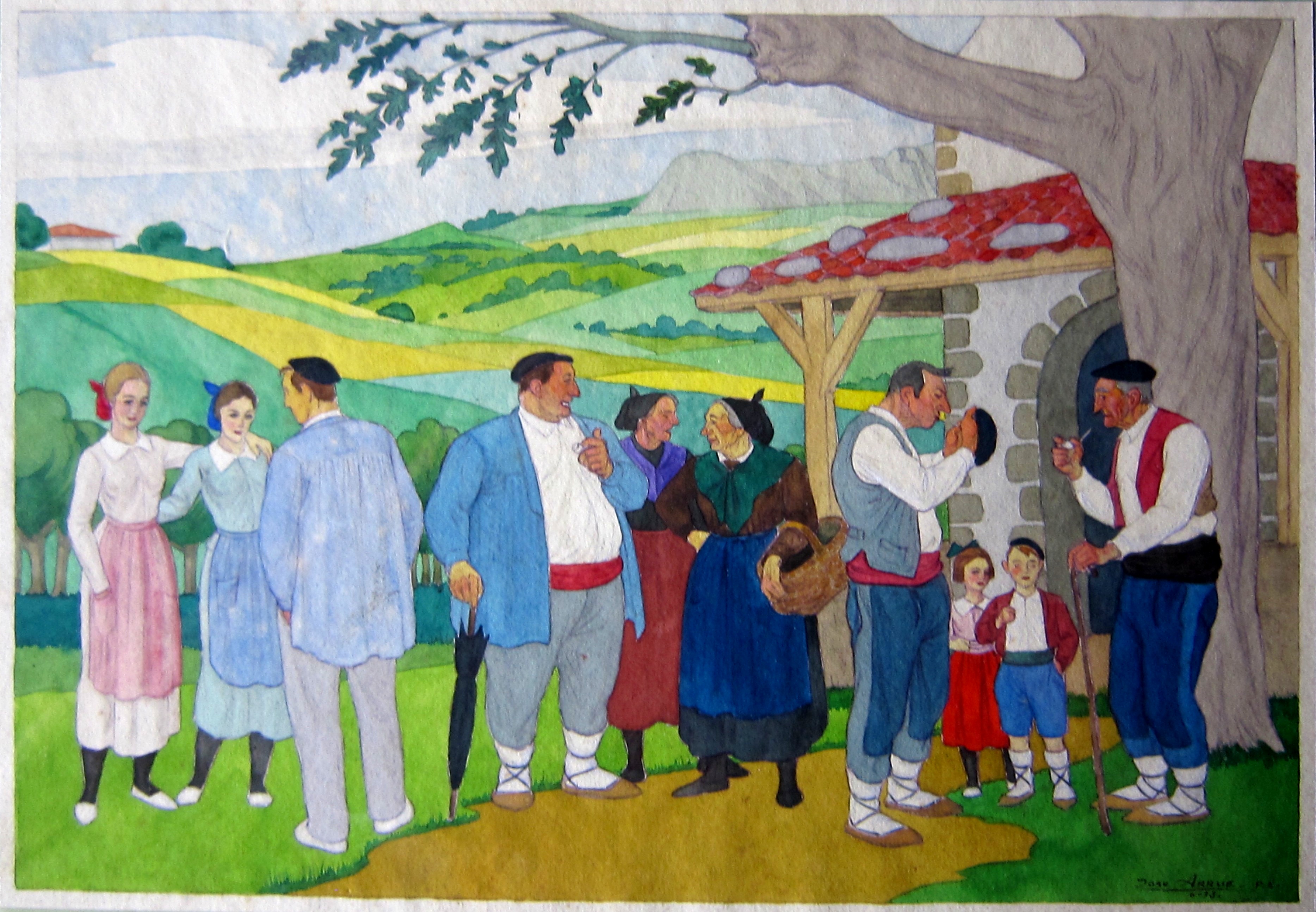Junto a la ermita, 1938
